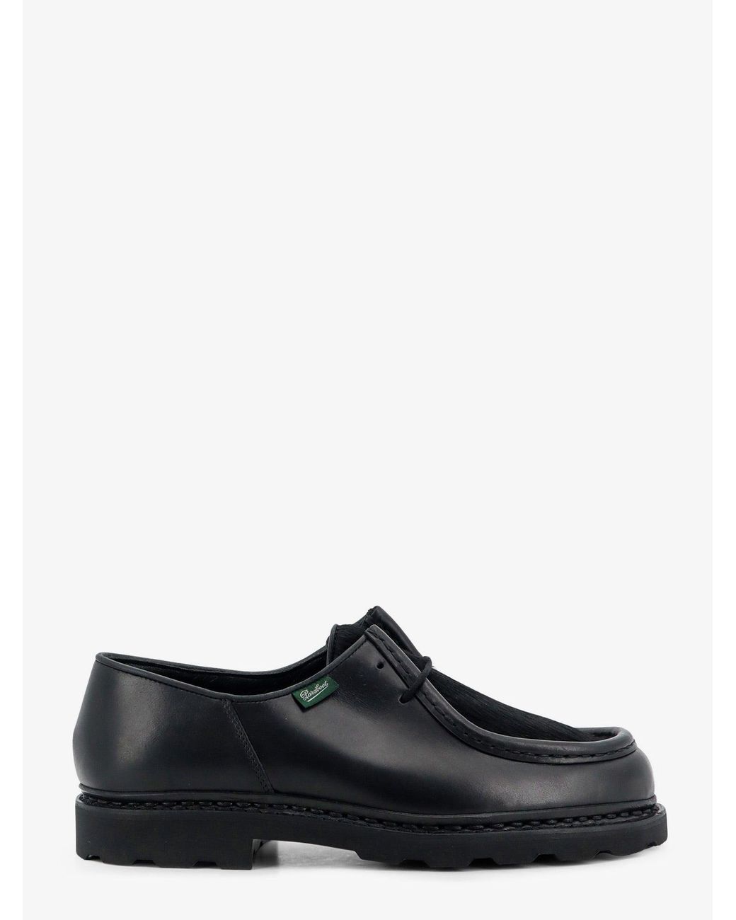 Paraboot Black Michael Leather Lace-Up for men