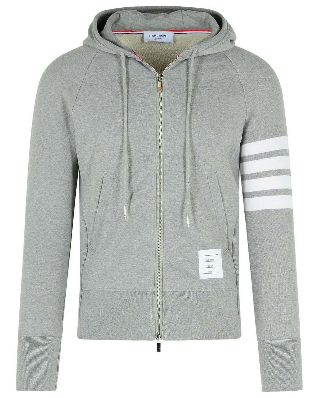 Thom Browne Gray Cotton Sweatshirt for men