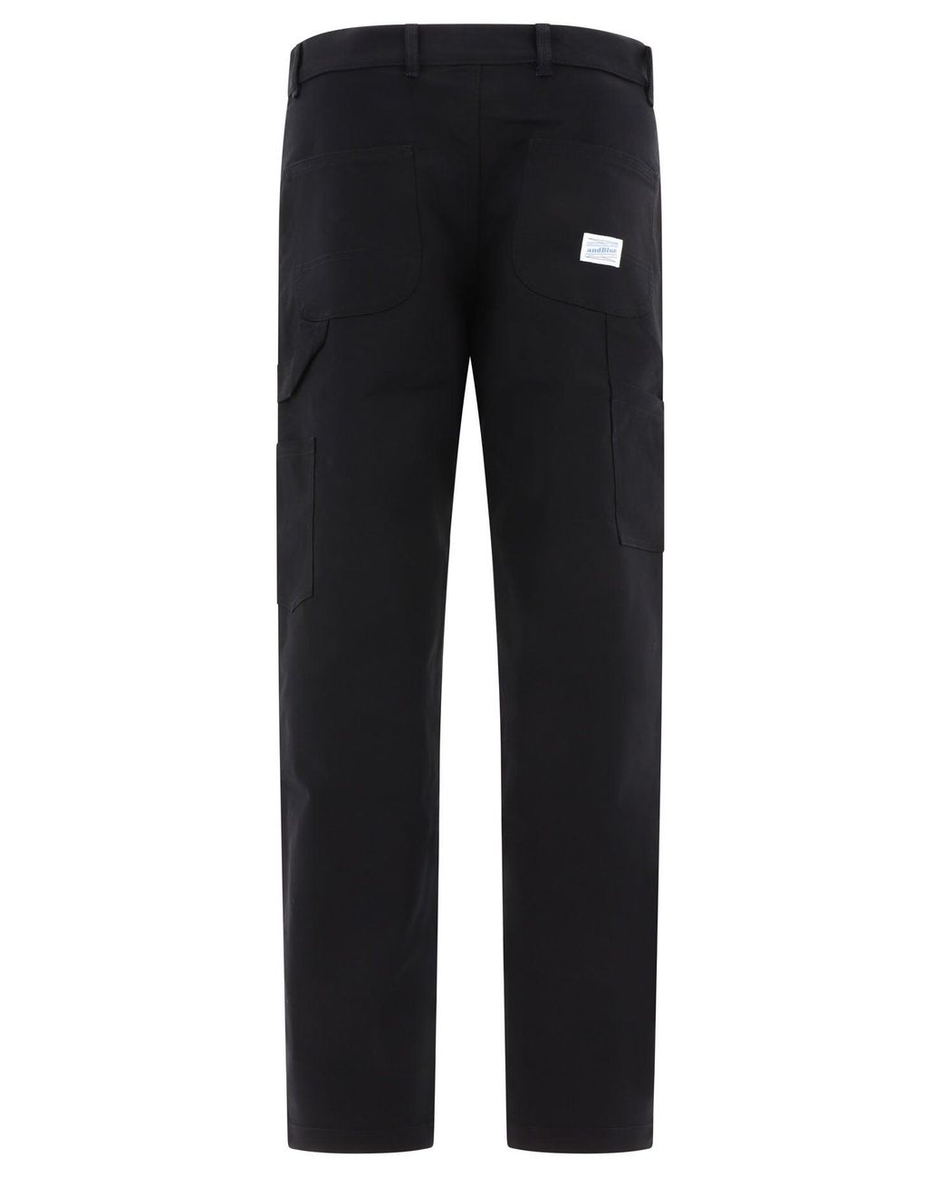 ANDBLUE Black Carpenter Trousers for men