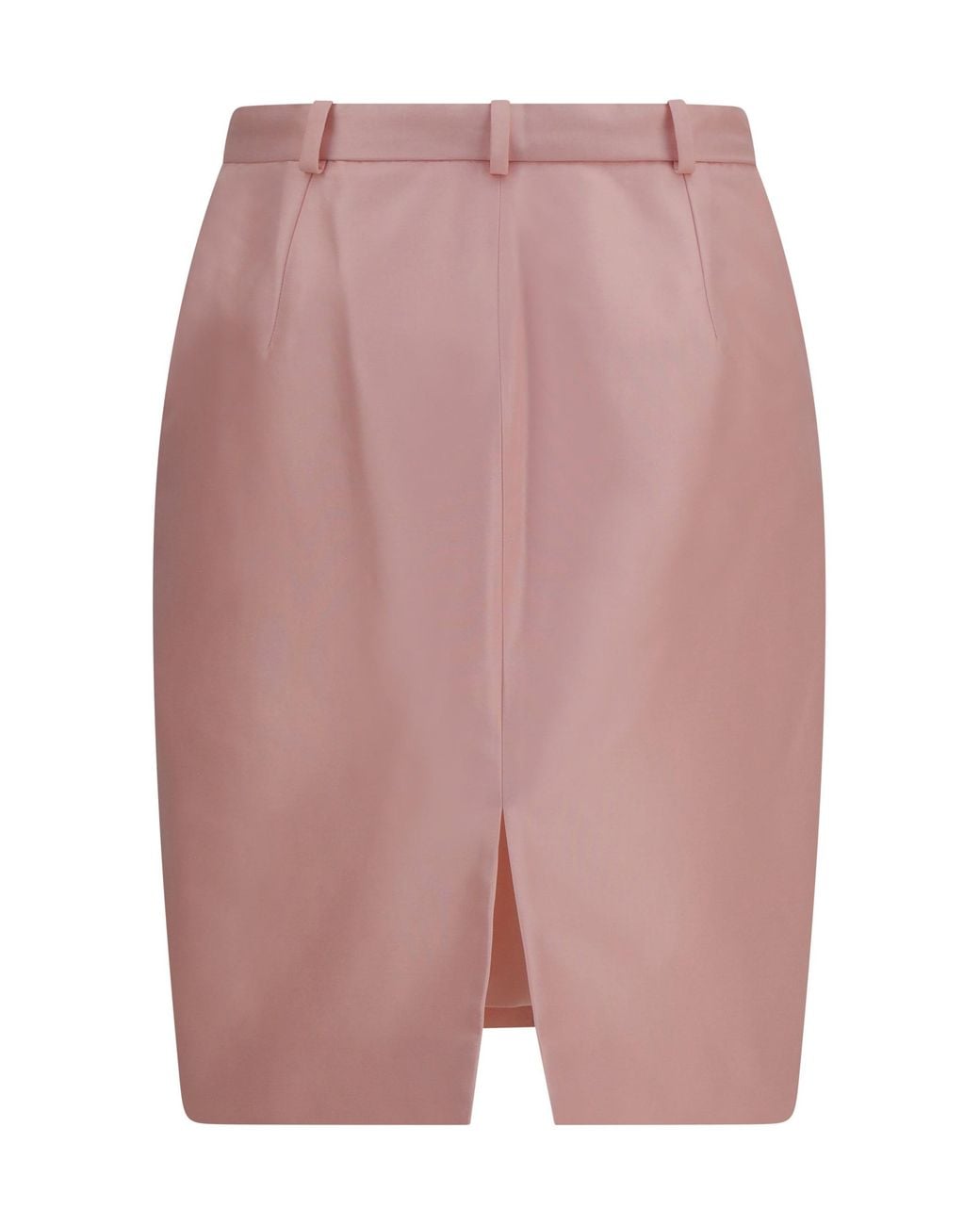 Gucci Pink Silk Faille Skirt