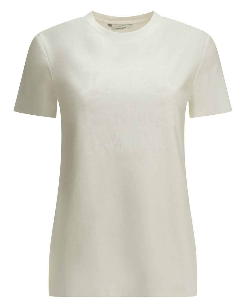 Max Mara White Crewneck T-Shirt