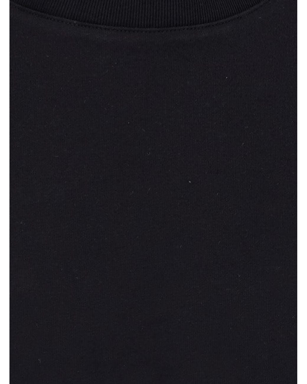 Hevò Black Mulino Cotton T-Shirt for men