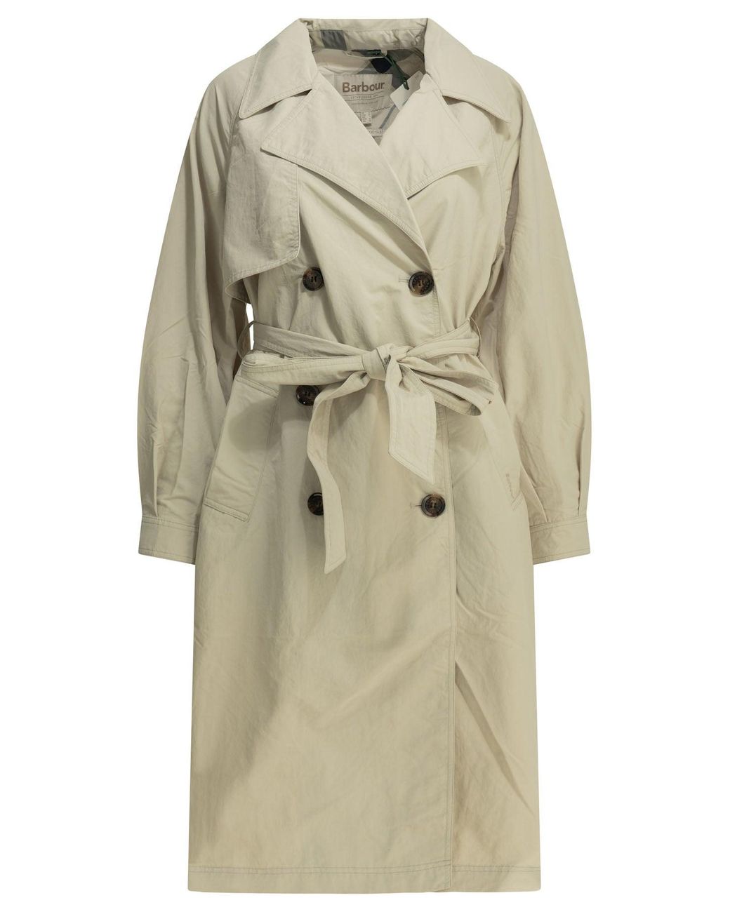 Barbour Natural "Layla" Trench Coat