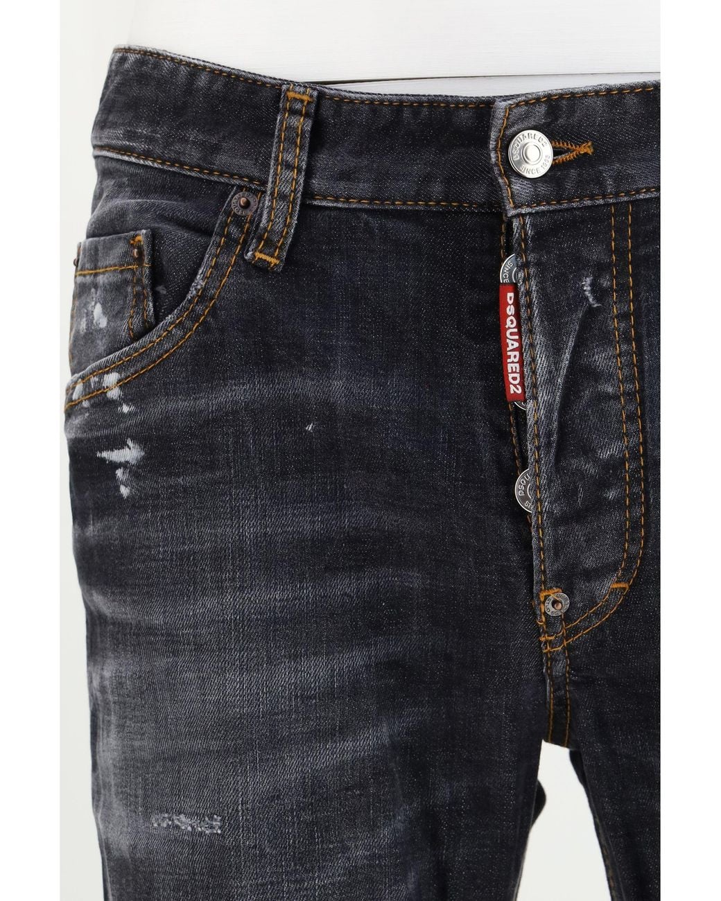 DSquared² Blue Stretch Denim Jeans for men
