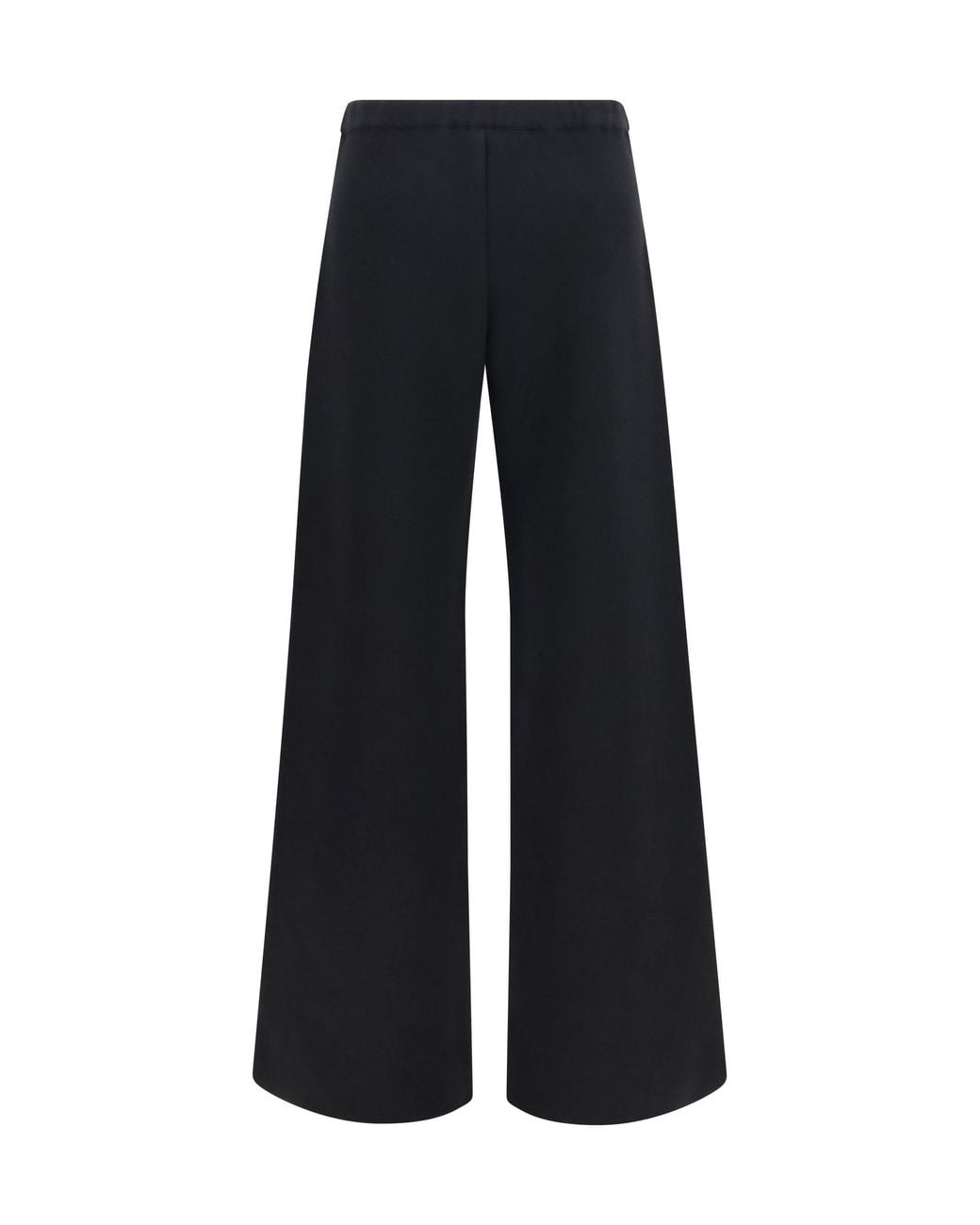Fendi Black Ff Zucca Cashmere Pants Nero/Grigio Melange
