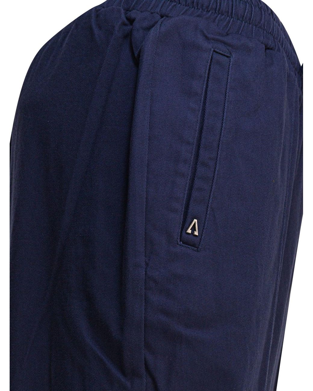 Altum Blue Cotton Trousers for men
