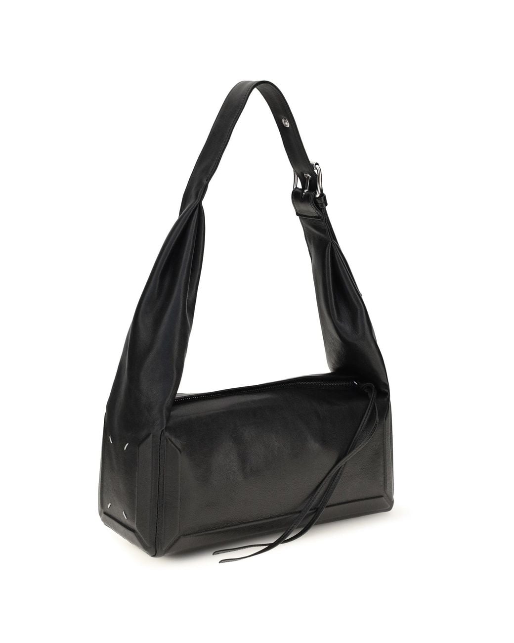 Margiela Black East West Medium Shoulder Bag