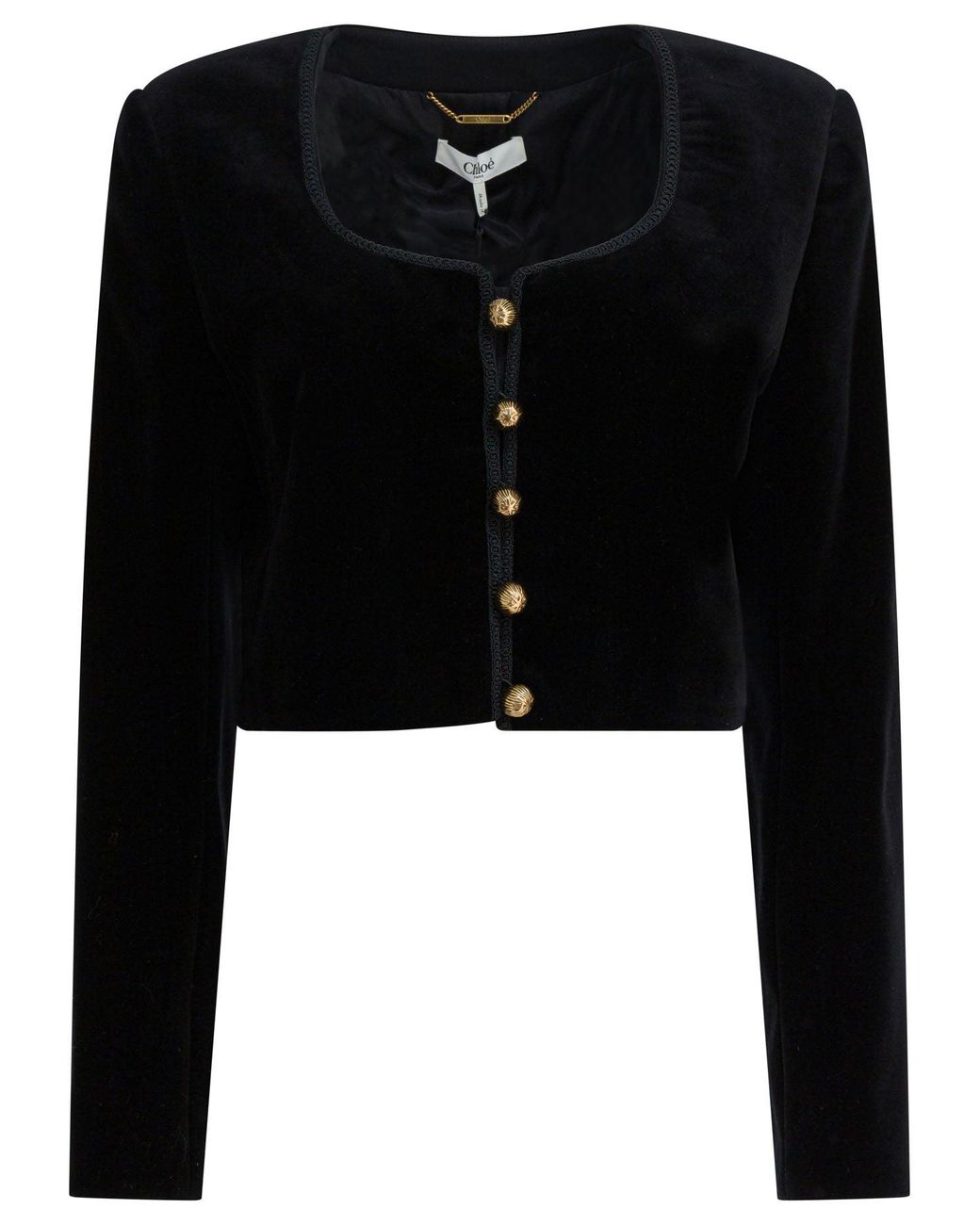 Chloé Black Short Spencer Jacket