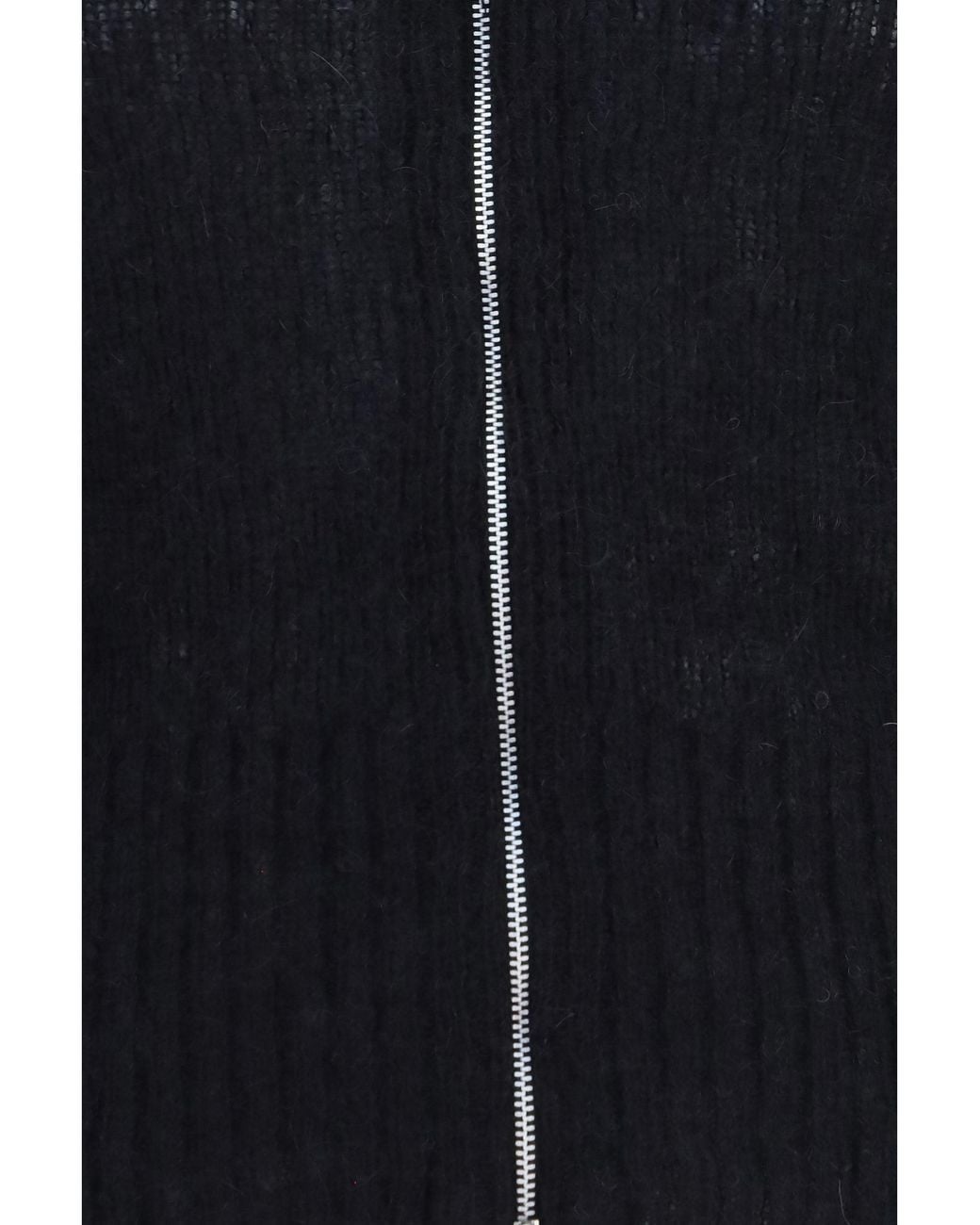 Our Legacy Blue Alpaca-Blend Zip-Up Hoodie