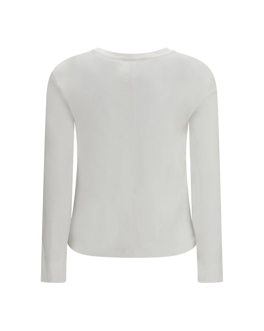 Max Mara White 'S Maxmara Fumetto Embroidered Logo T-Shirt
