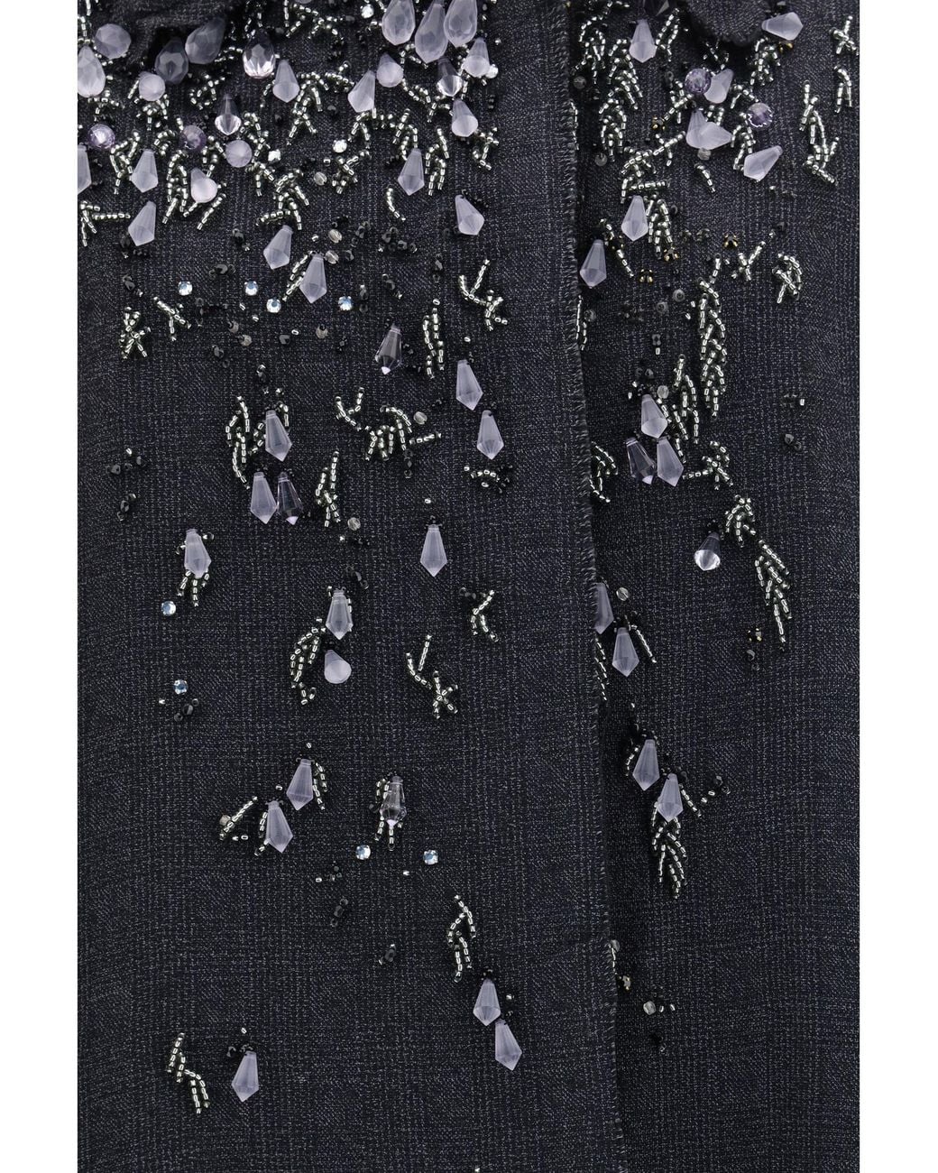 Prada Blue Single-Breasted Prince Of Wales Coat Nero+Agave