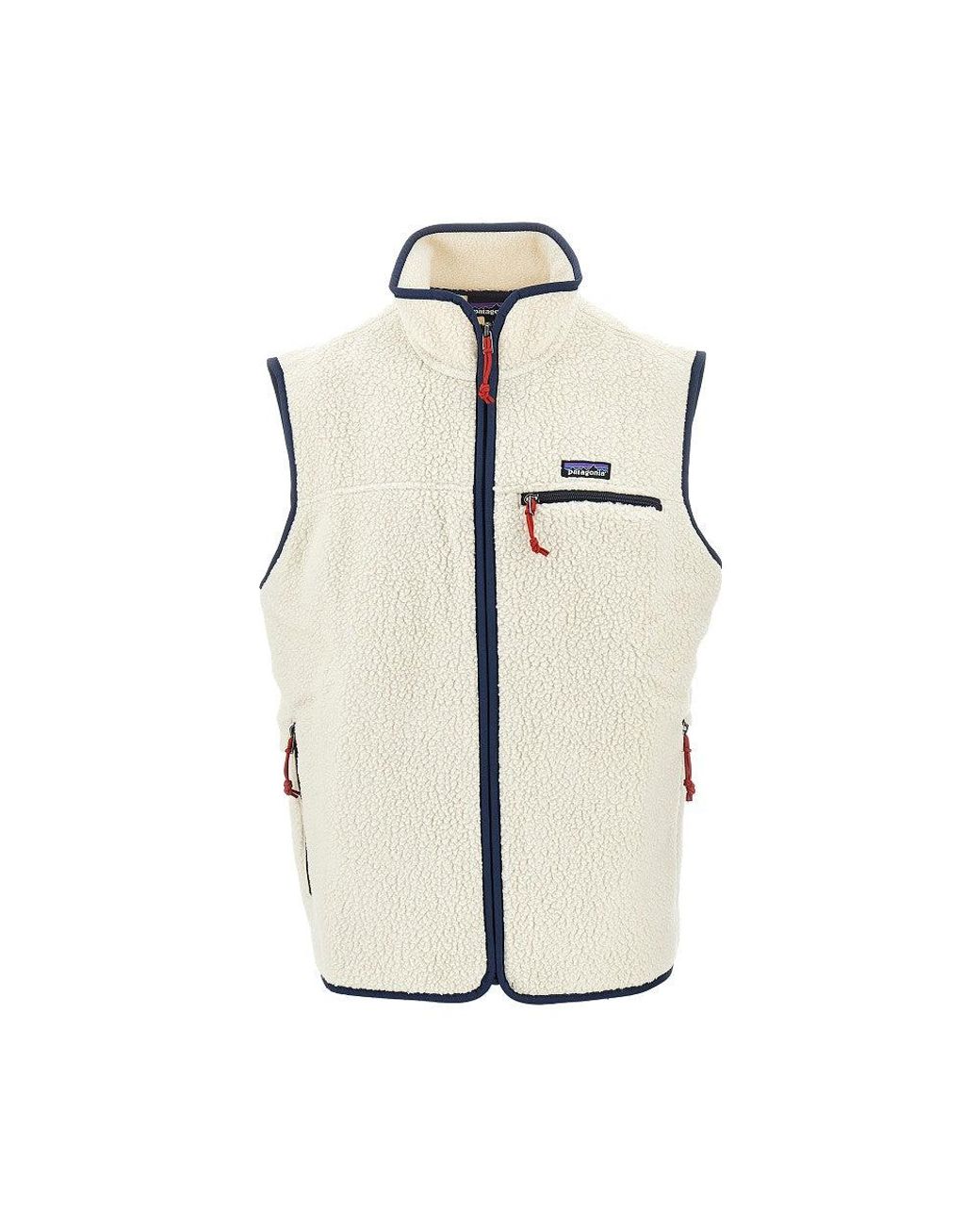 Patagonia Natural 'Retro' Fleece Vest for men