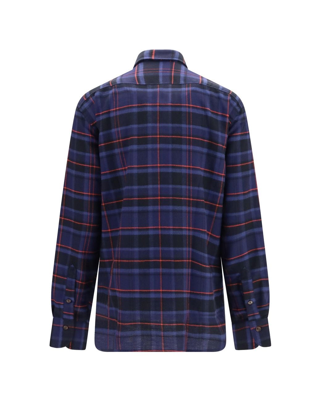Deperlu Blue Raymond Checked Shirt for men
