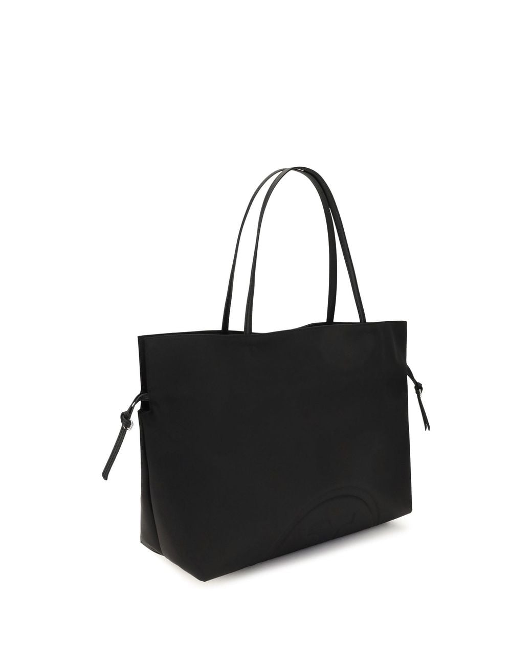 Tory Burch Black Ella Recycled Nylon Drawstring Tote