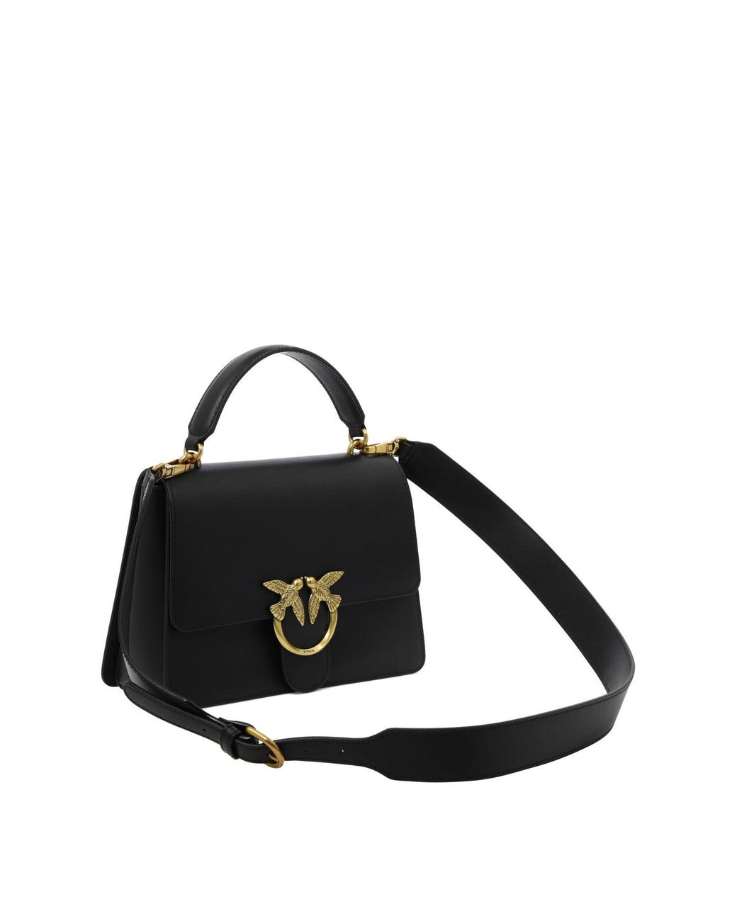 Pinko Black "love One" Handbag