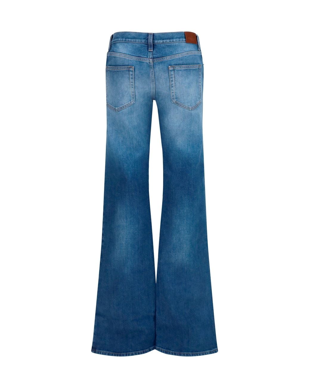 Gucci Blue Stretch Cotton Jeans With Horsebit