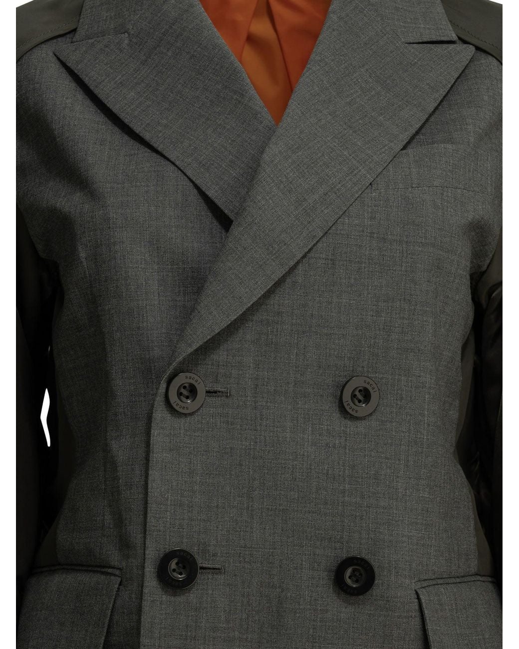 Sacai Gray Blazer
