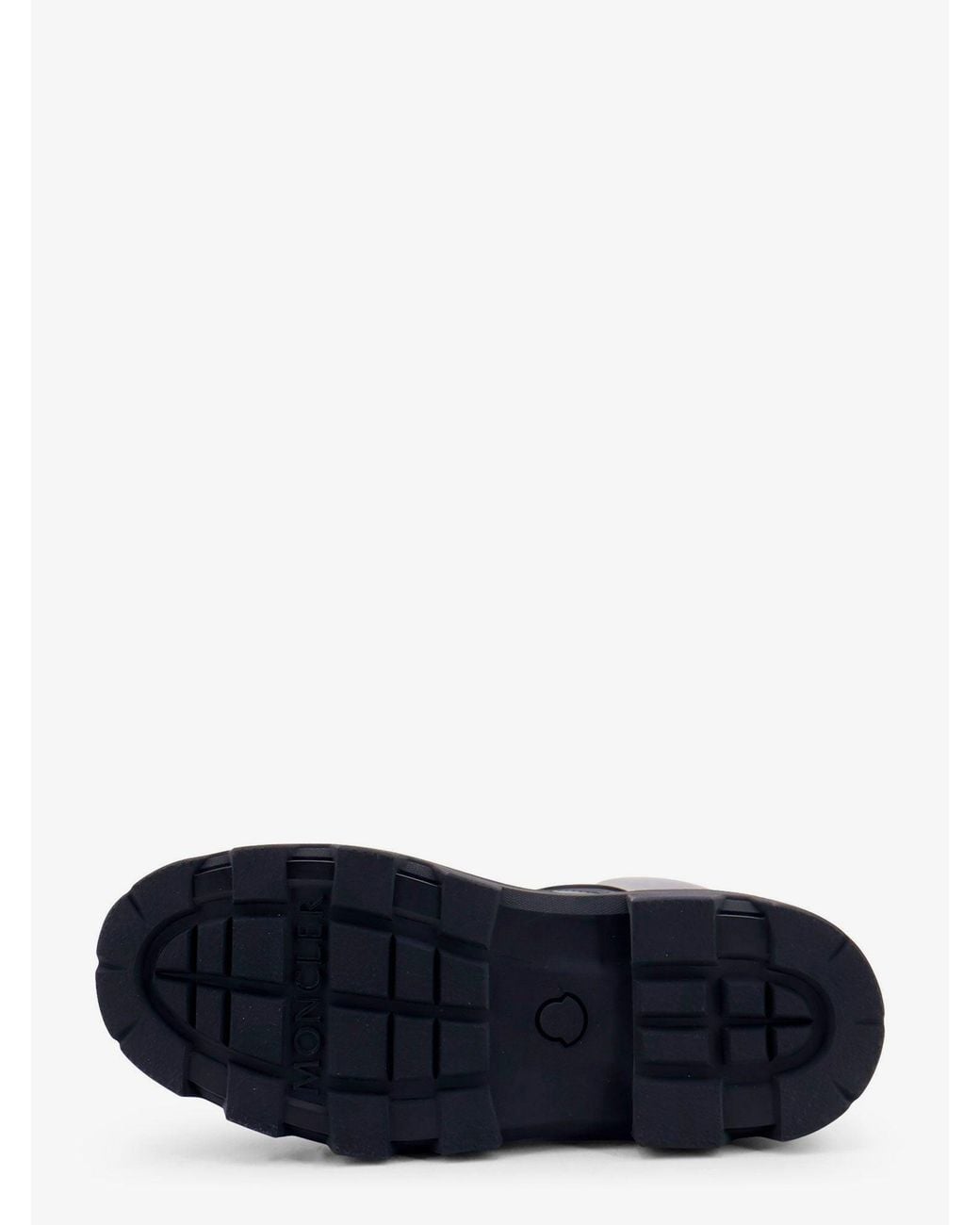 Moncler Blue Aurea Leather And Nylon Boots