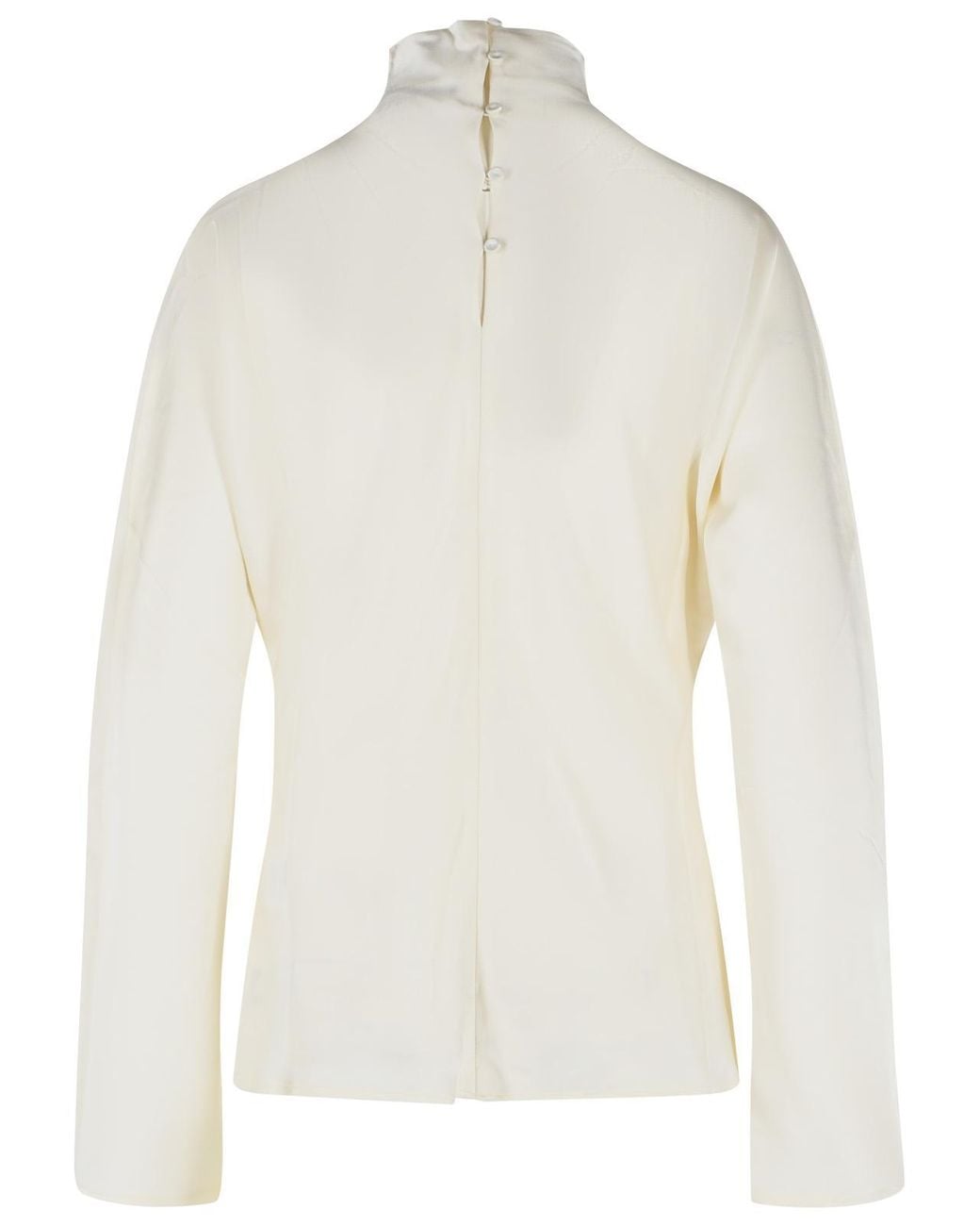 Rohe White Acetate Blend Blouse