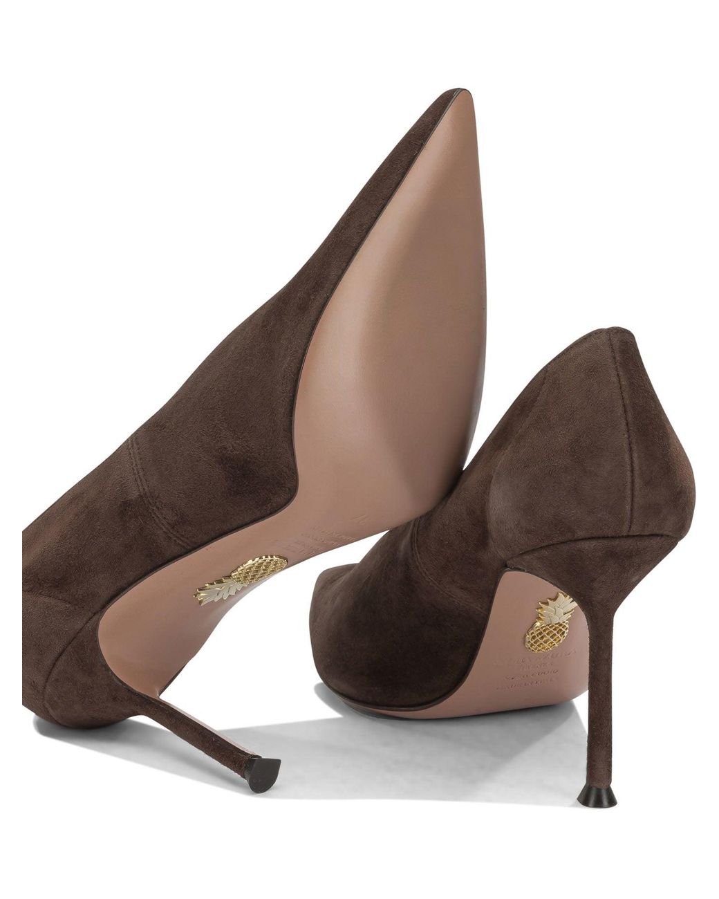 Aquazzura Brown "Voltaire 85Mm" Pumps