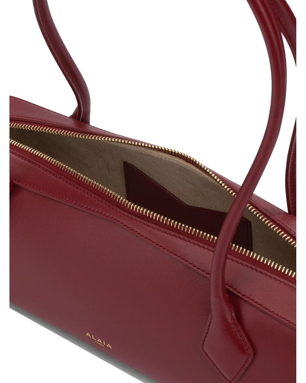Alaïa Red "Le Teckel" Medium Shoulder Bag
