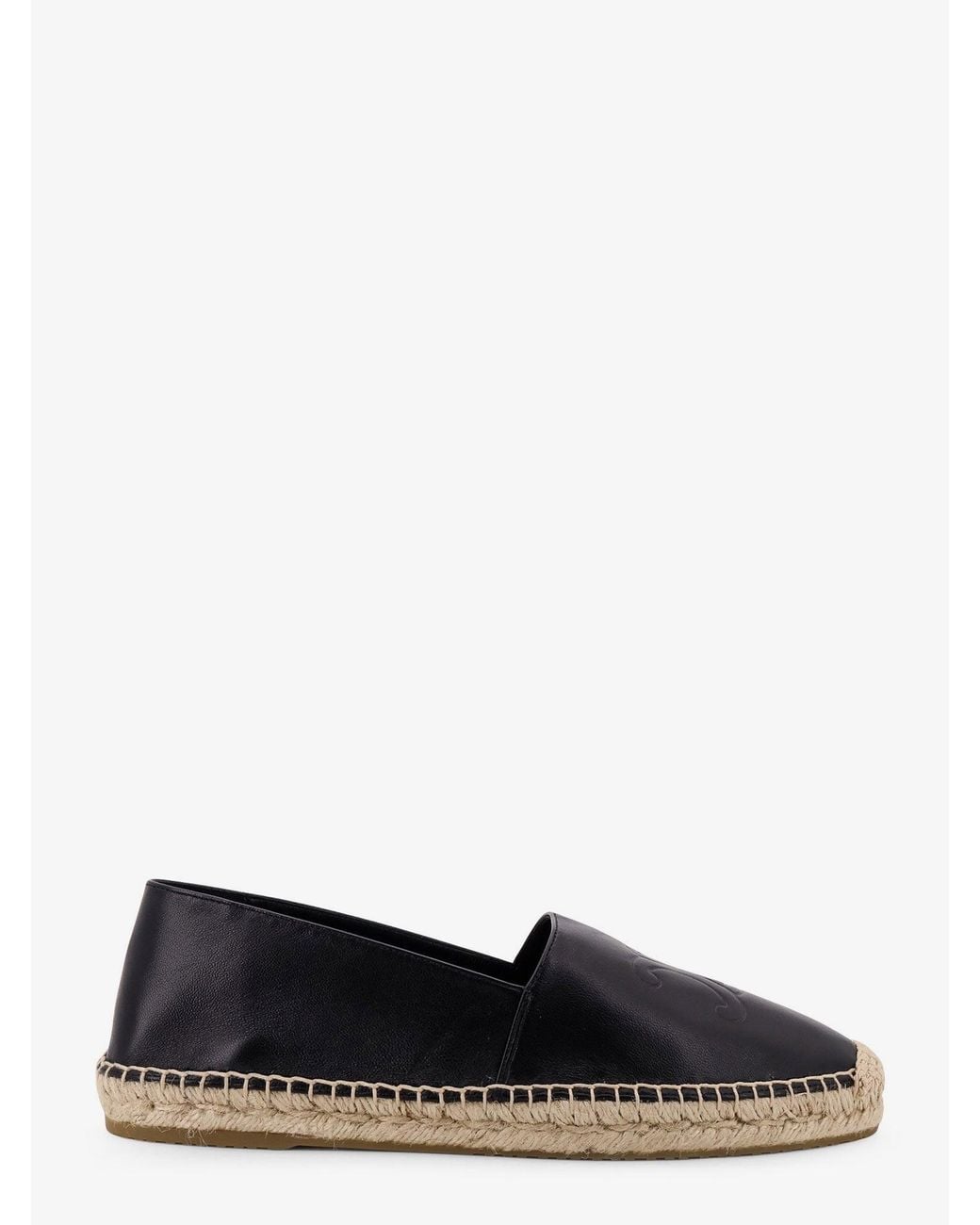 Céline White Leather Espadrilles With Triomphe Detail for men