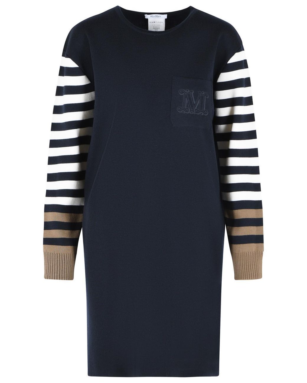 Max Mara Blue Cotro 'Velo' Dress
