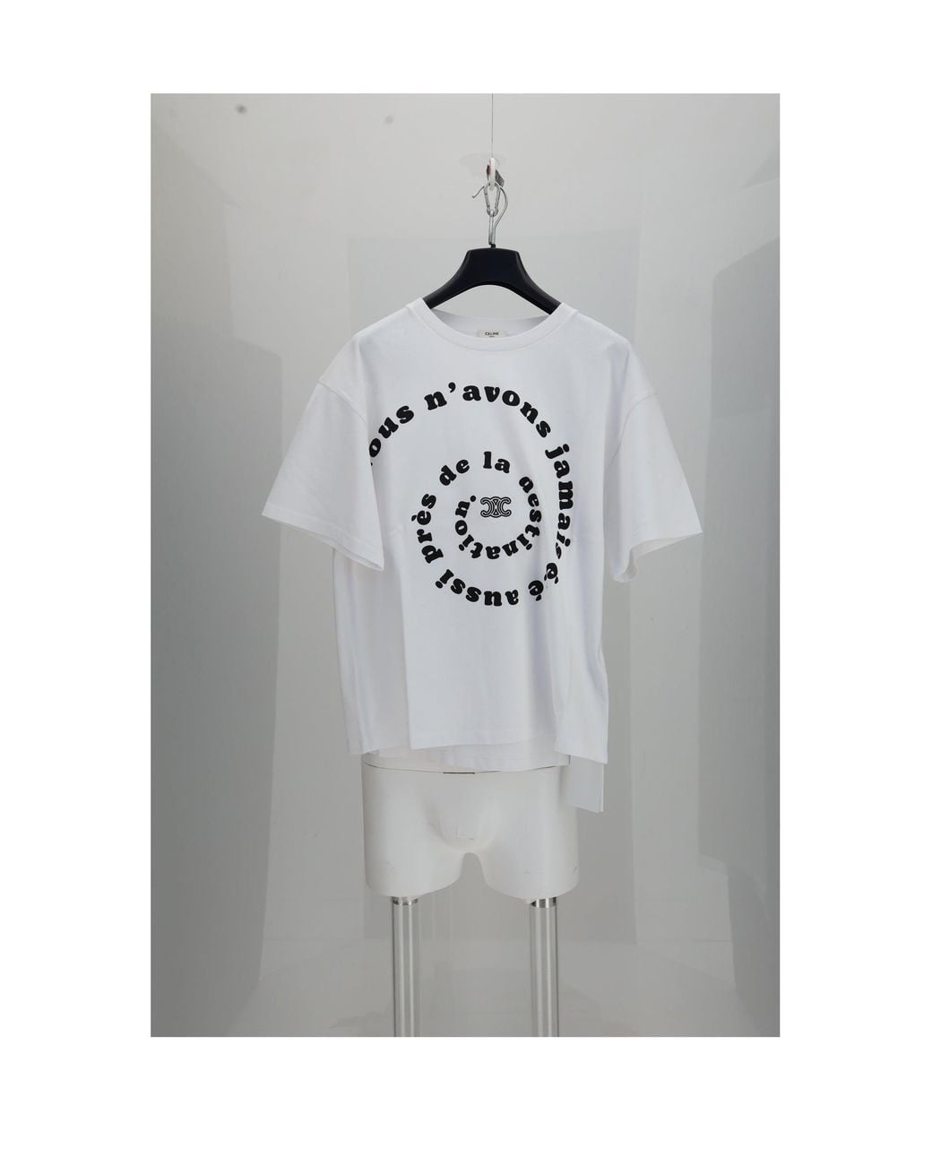 Céline Gray Small Fit T-Shirt Optic for men