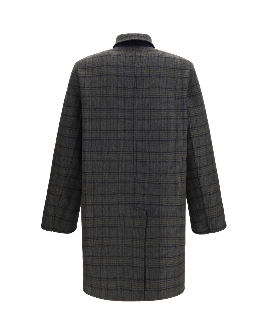 Etro Blue Soho Reversible Wool-Blend Coat for men