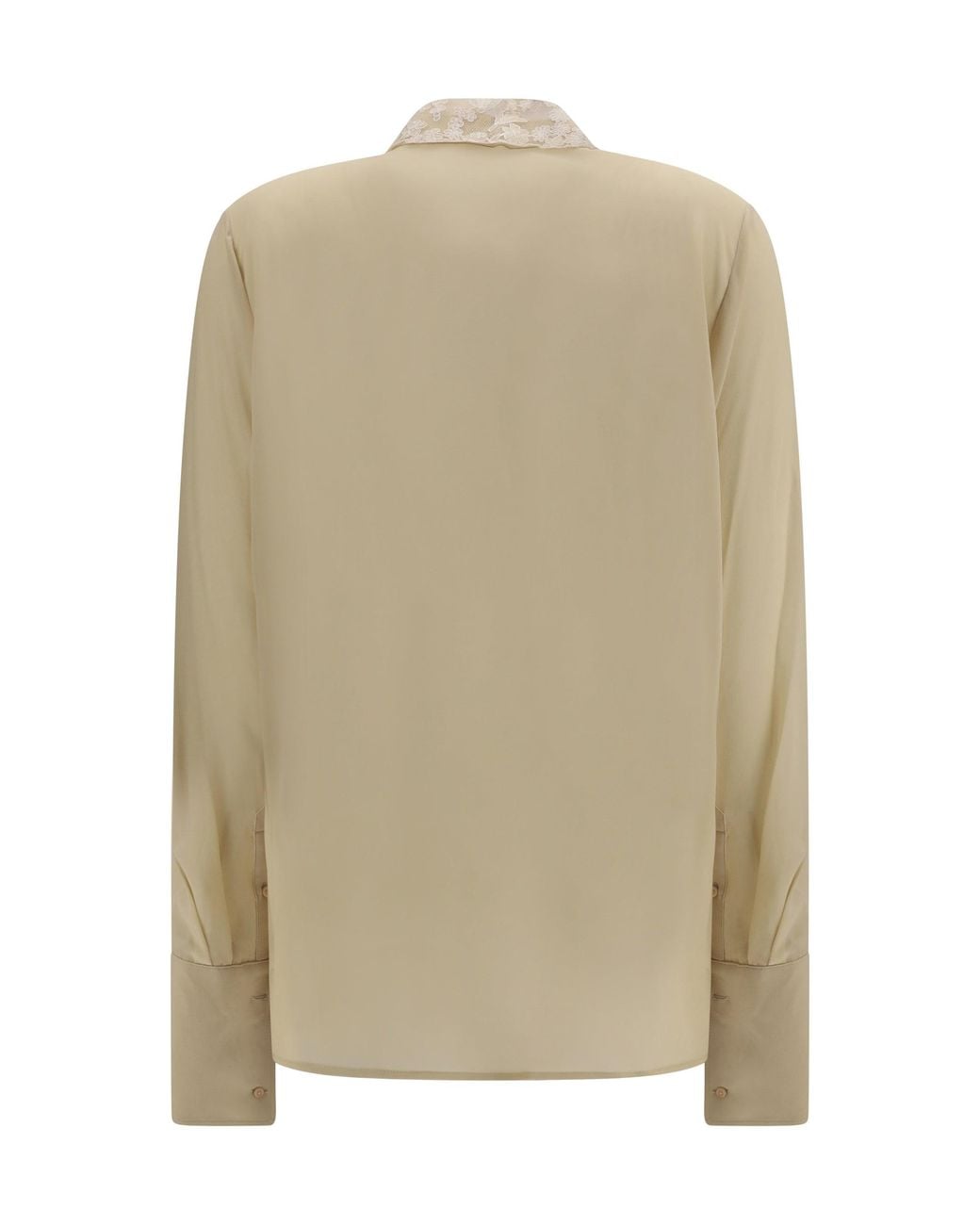 Fendi Natural Georgette Shirt