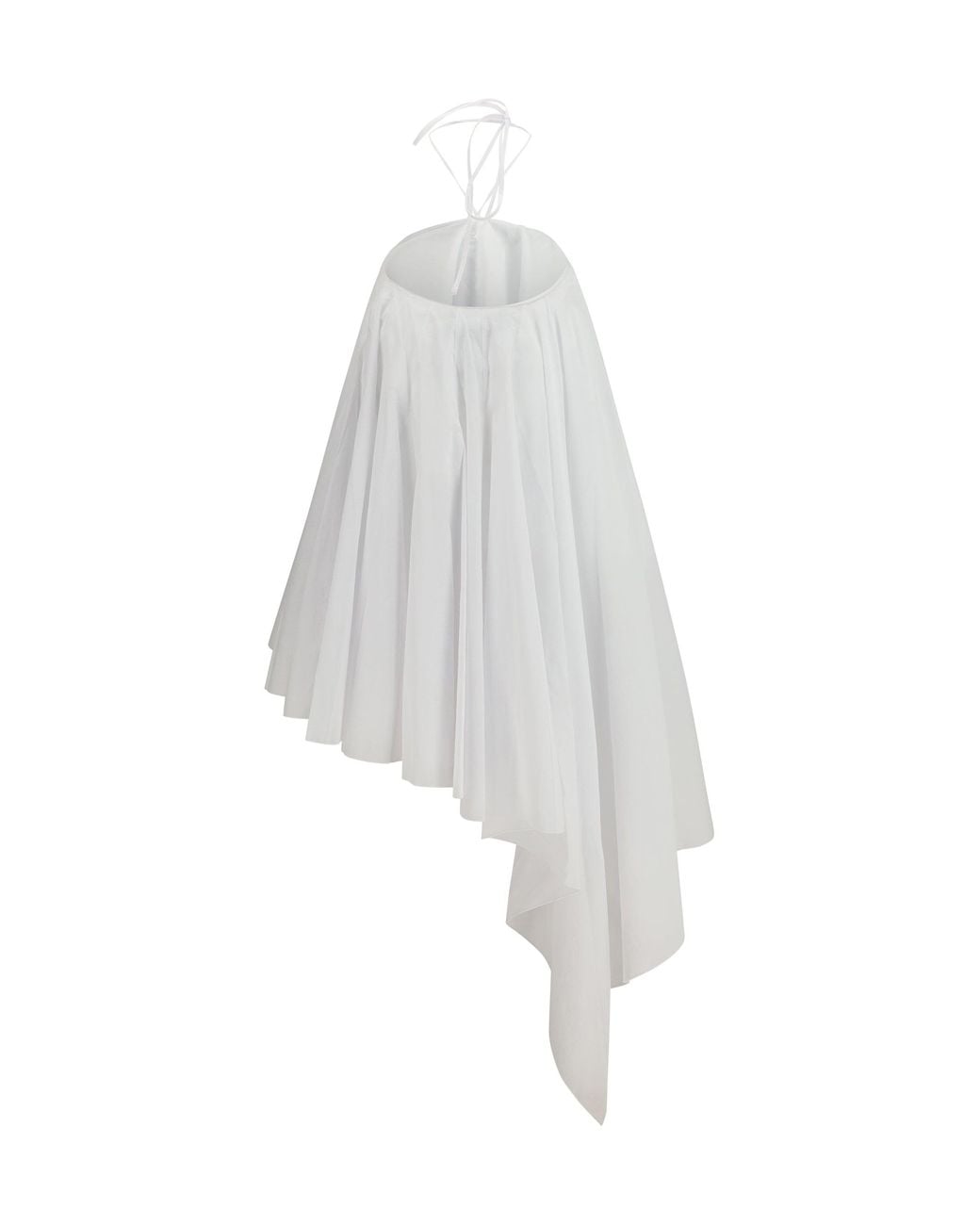 Jacquemus White Triangle Mini Dress