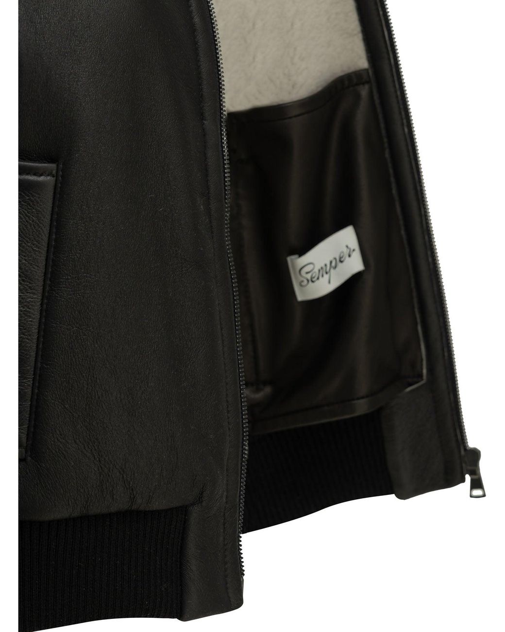 Semler Black Shearling Jacket