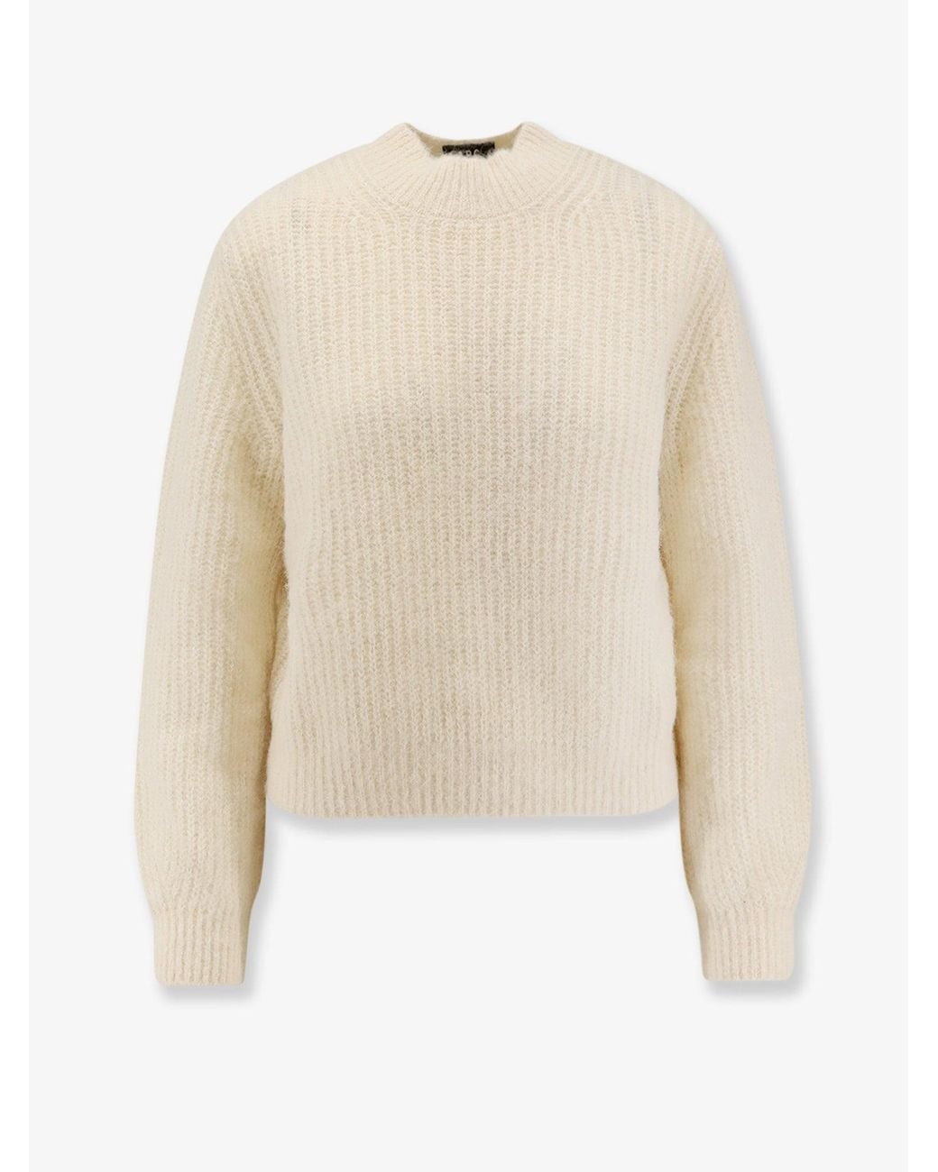 A.P.C. White Wool Blend Sweater