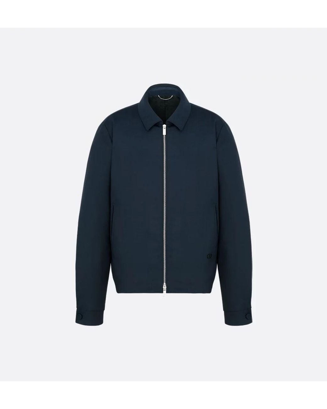 Dior Blue Zippered Jacket for men