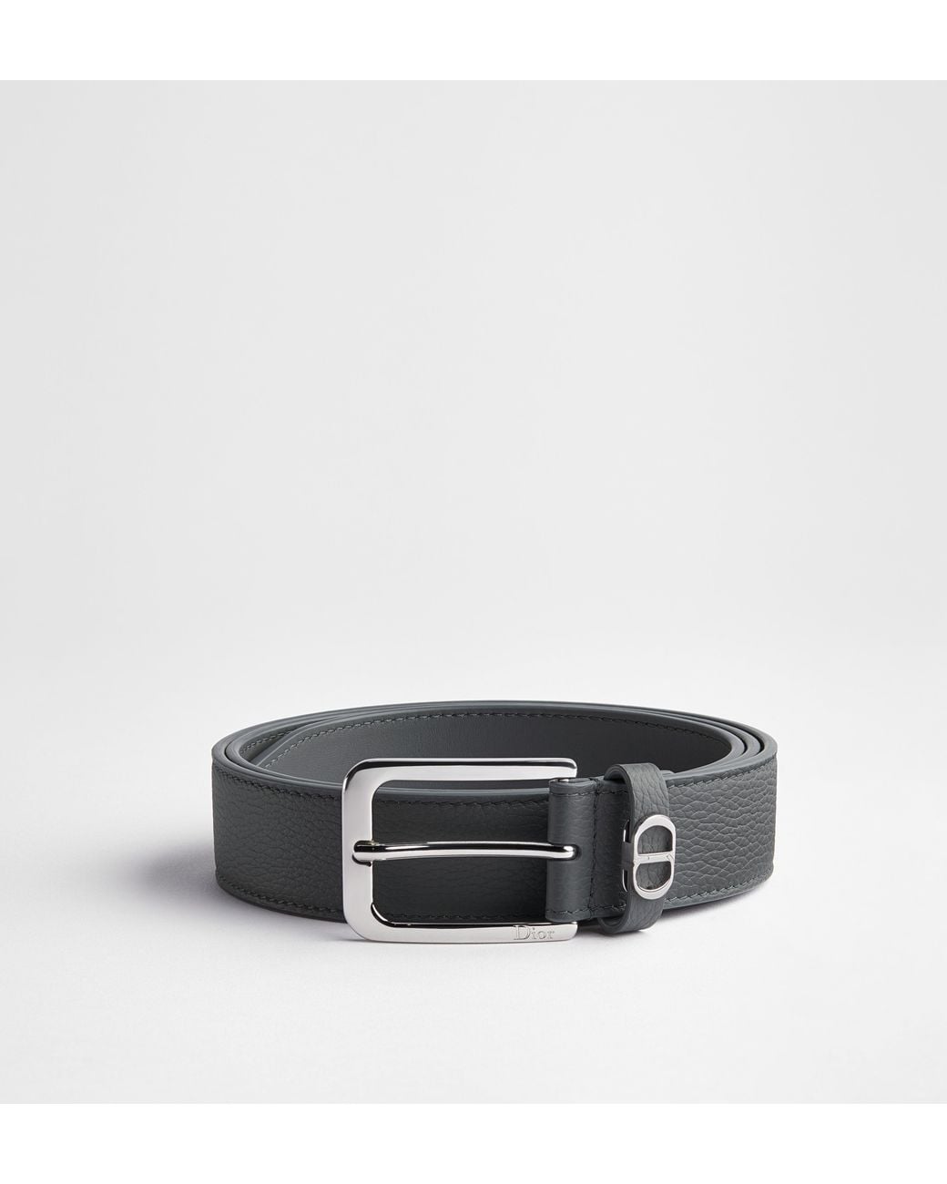 Dior Black "Cd Icon" Leather Belt for men