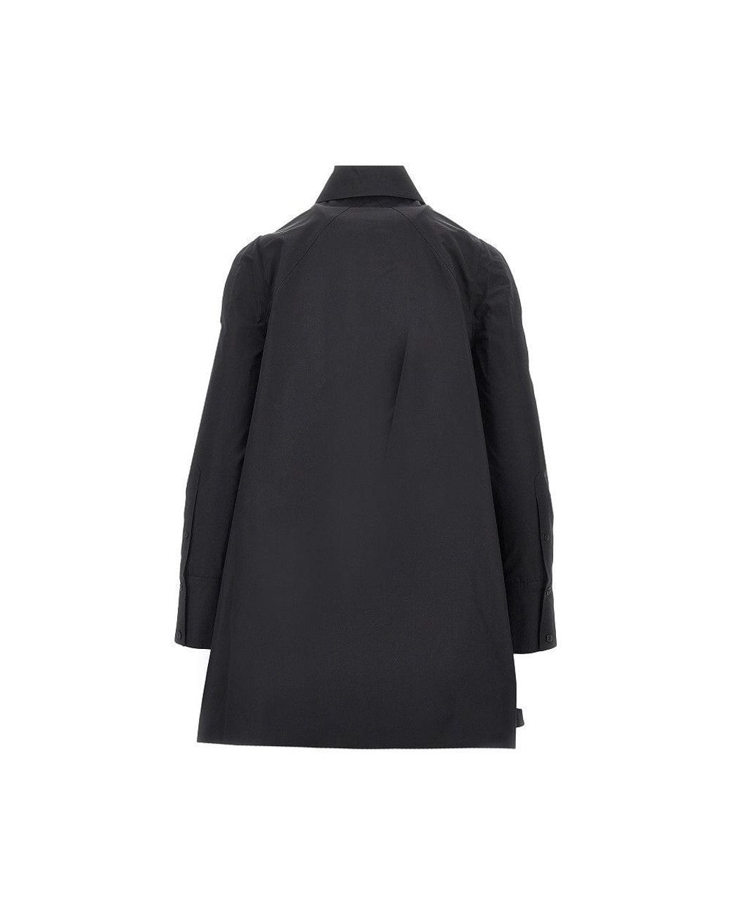 Alaïa Blue Poplin A-Line Mini Dress