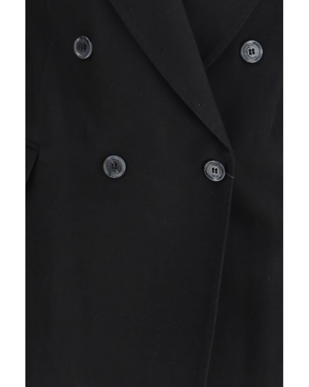 Gcds Black Blazer Double-Breasted