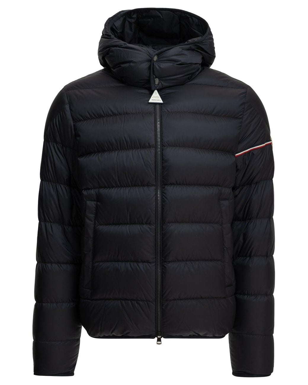 Moncler Black "Ravenlock" Short Down Jacket for men