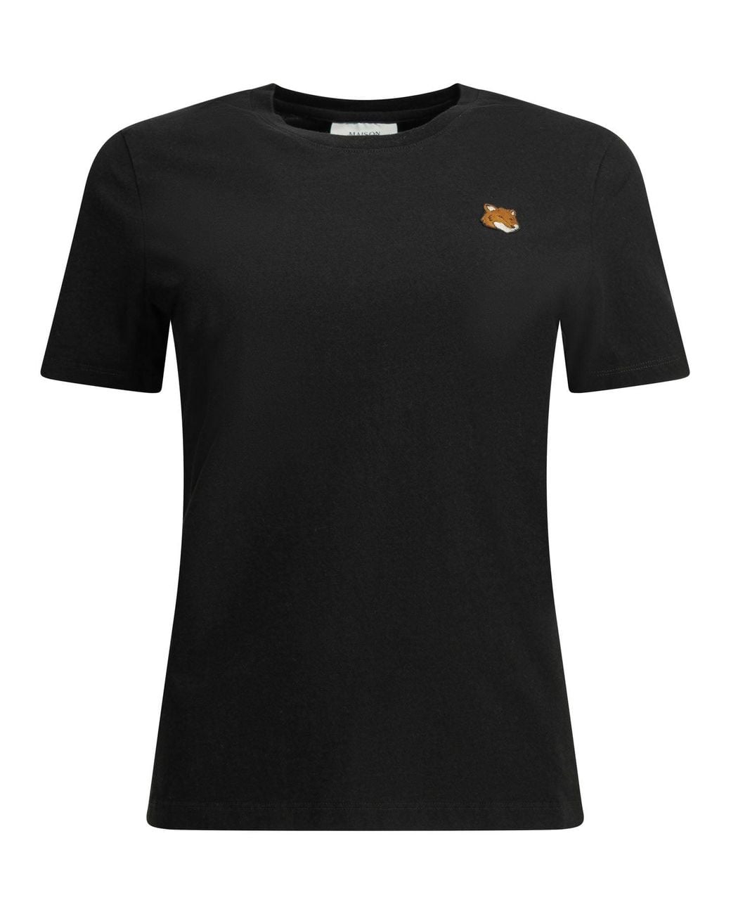 Maison Kitsuné Black Fox Head Crew-Neck T-Shirt