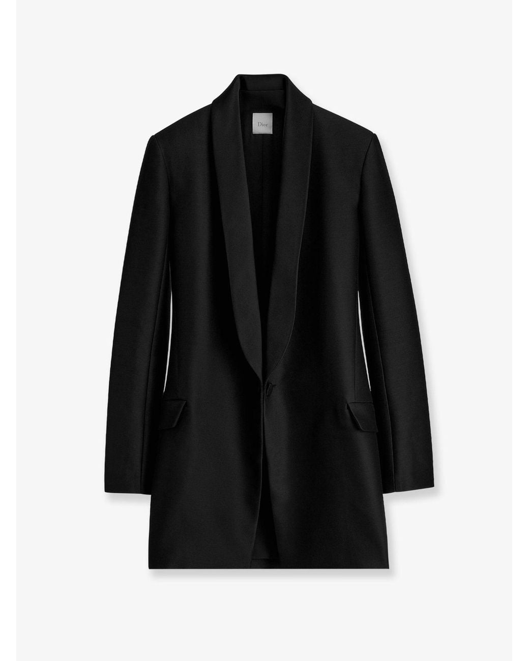 Dior Black Dior Wool And Silk Tuxedo Blazer