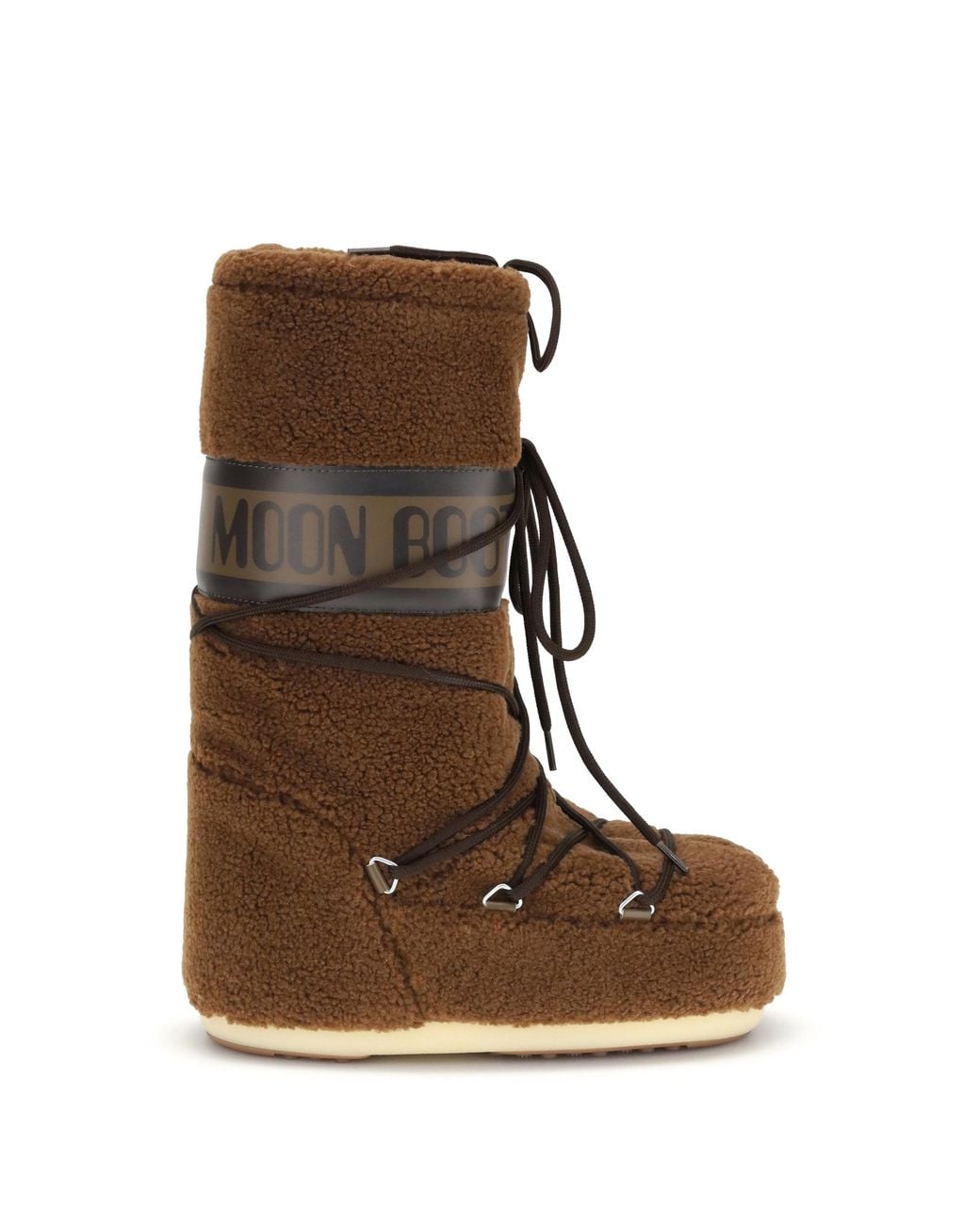 Moon Boot Brown Icon Teddy Boots