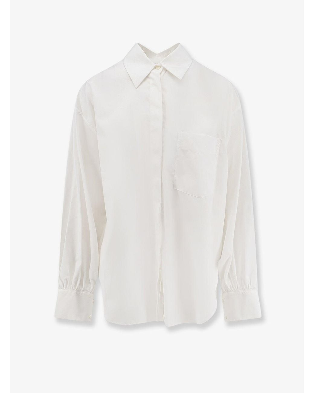 Aspesi White Relaxed Fit Cotton Shirt