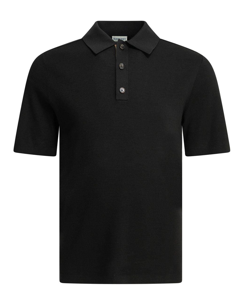 Burberry Black Marcus Button-Down Polo Shirt for men
