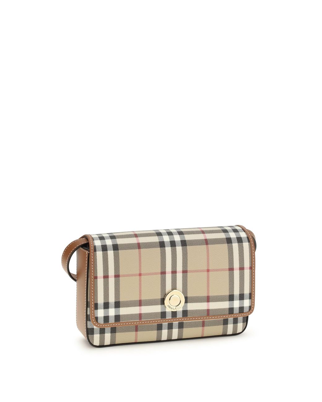 Burberry White Hampshire Mini Shoulder Bag