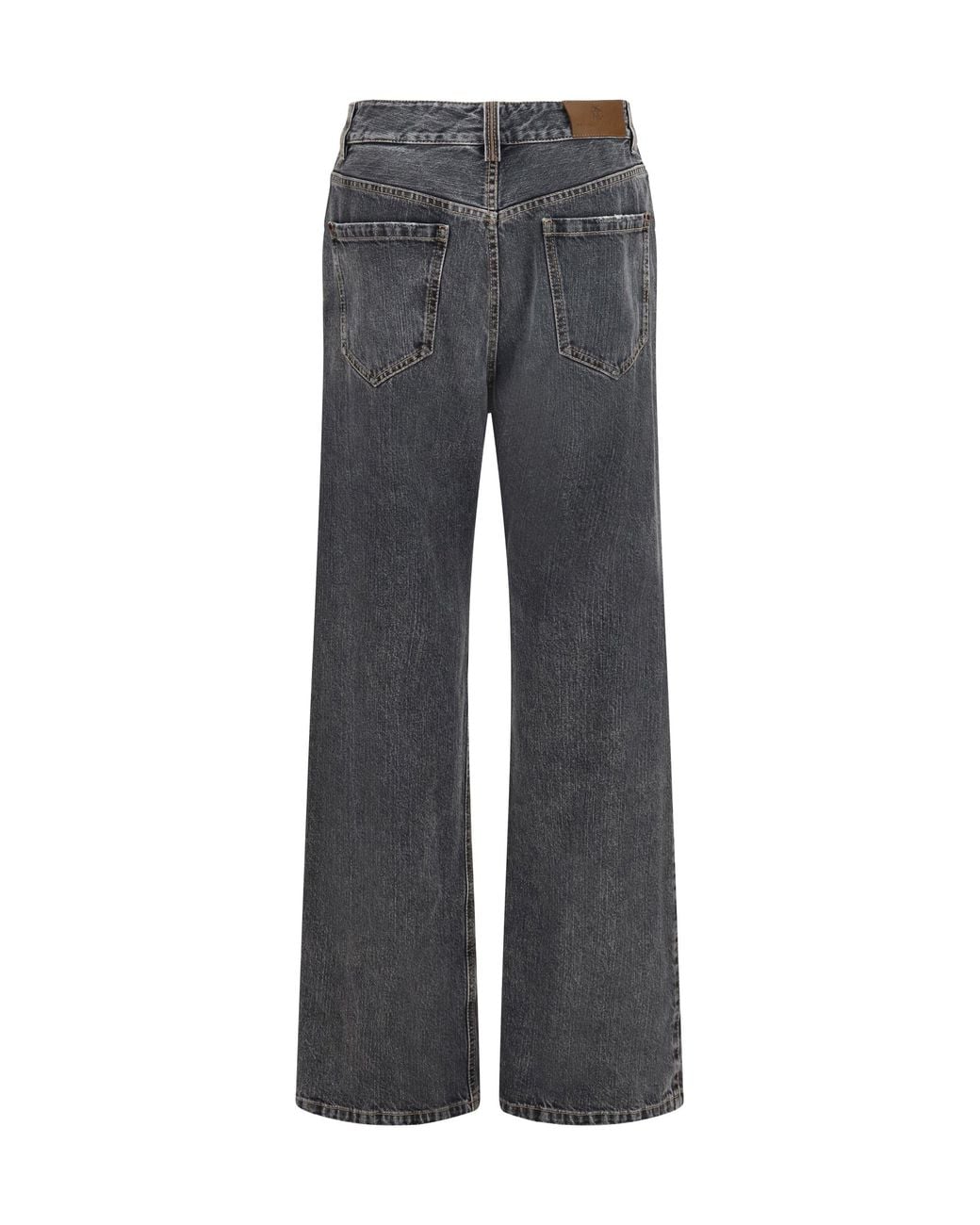 Brunello Cucinelli Gray Straight Jeans