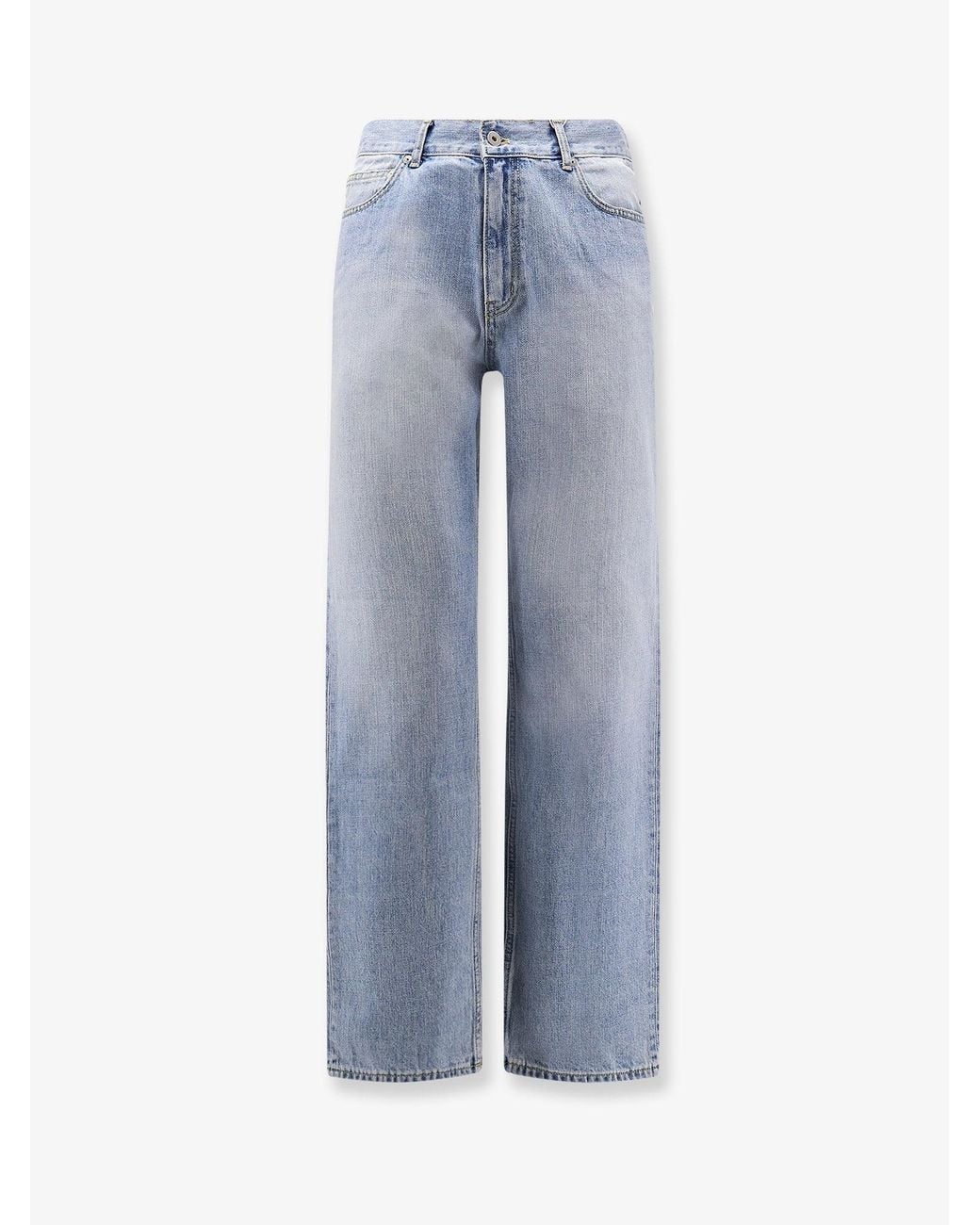 TONYWACK Blue Straight Fit Cotton Jeans for men