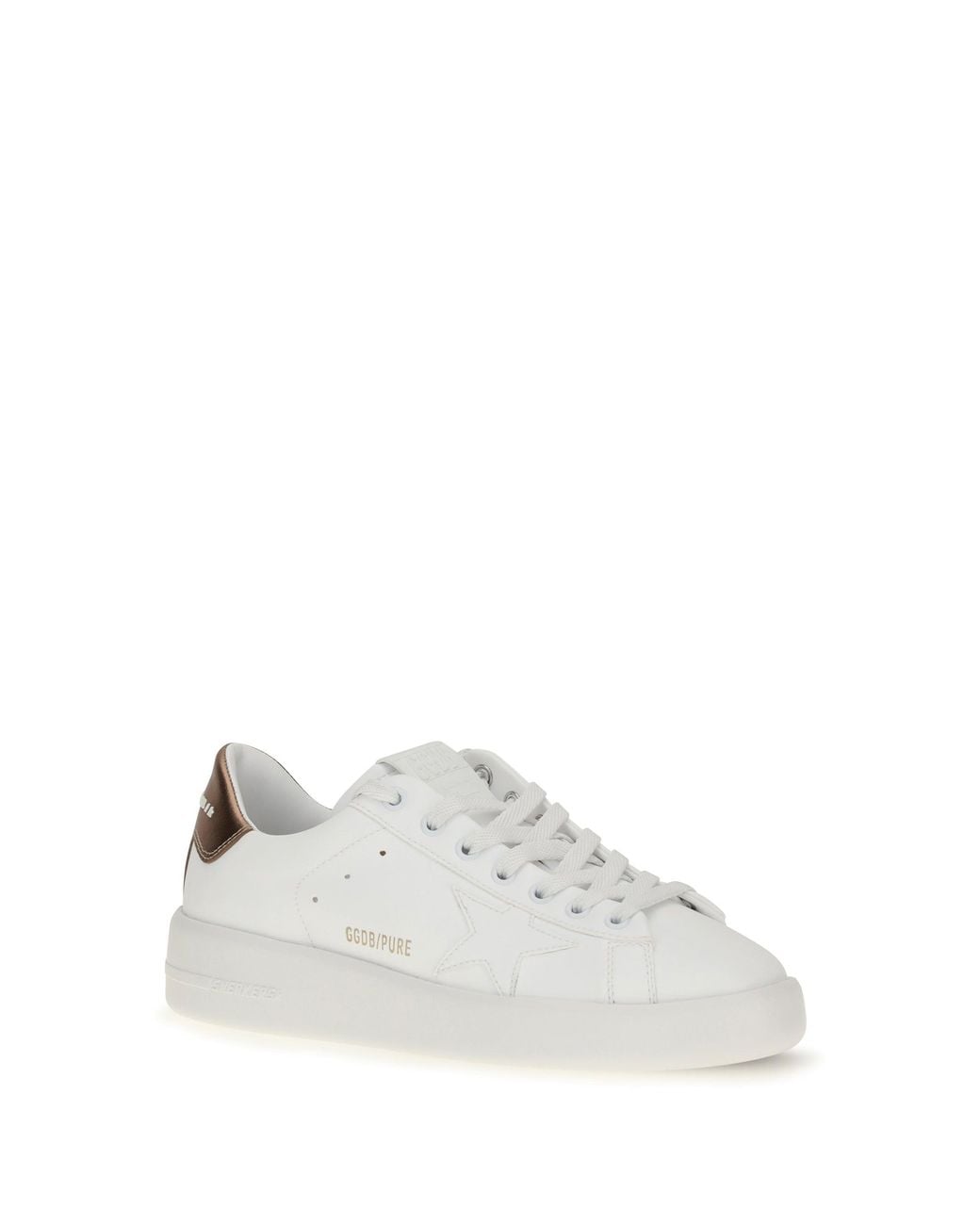 Golden Goose Deluxe Brand White Pure Star Sneakers