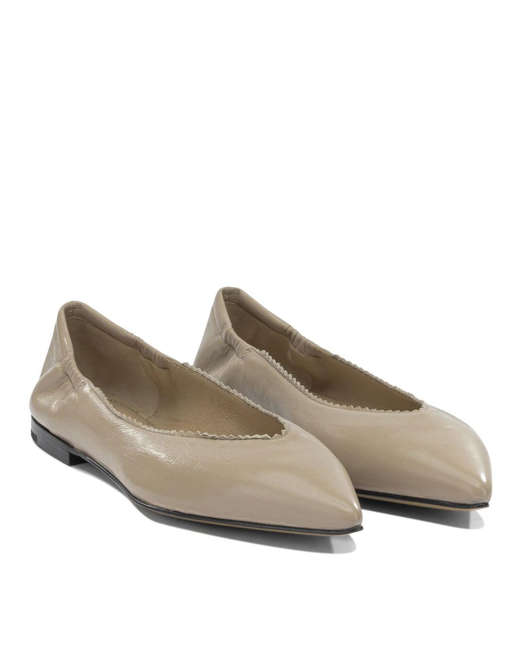 Pomme D'or Multicolor Ballerinas Beige