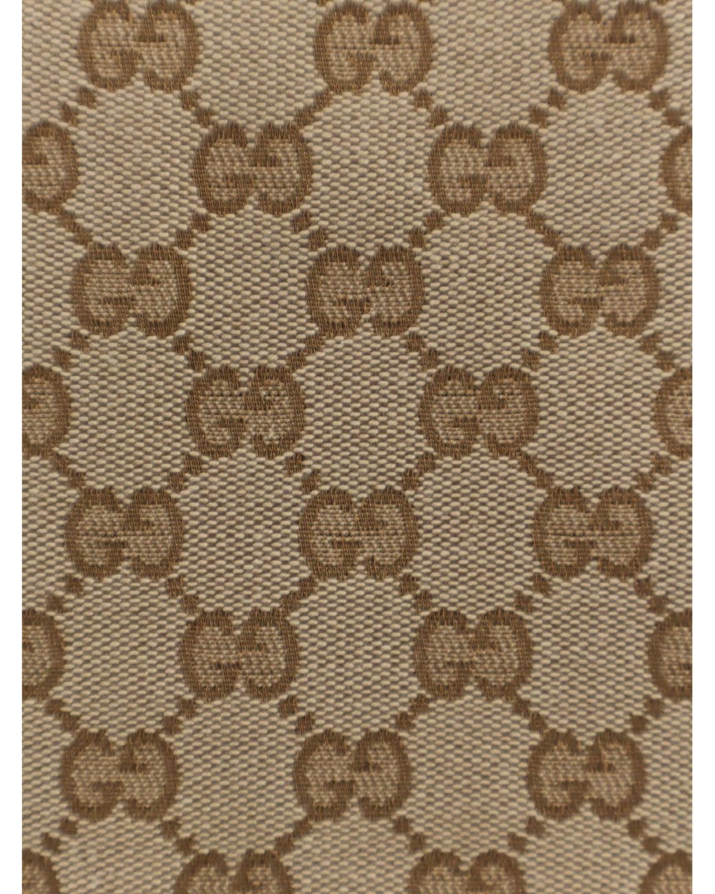 Gucci Natural Gg Cotton Canvas Skirt