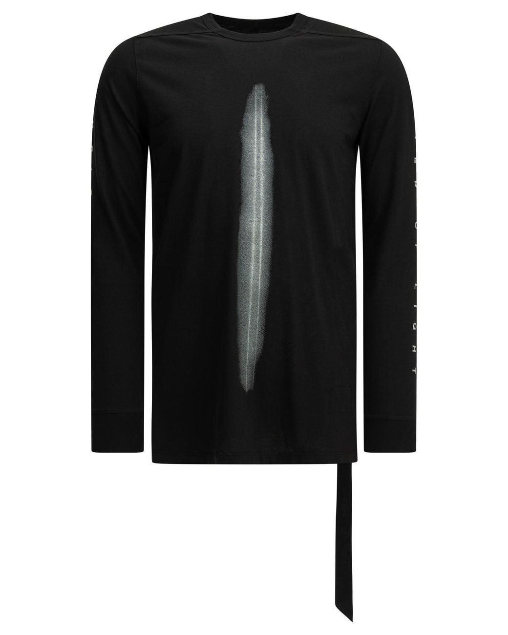 Rick Owens Black "Level" Crew-Neck T-Shirt for men